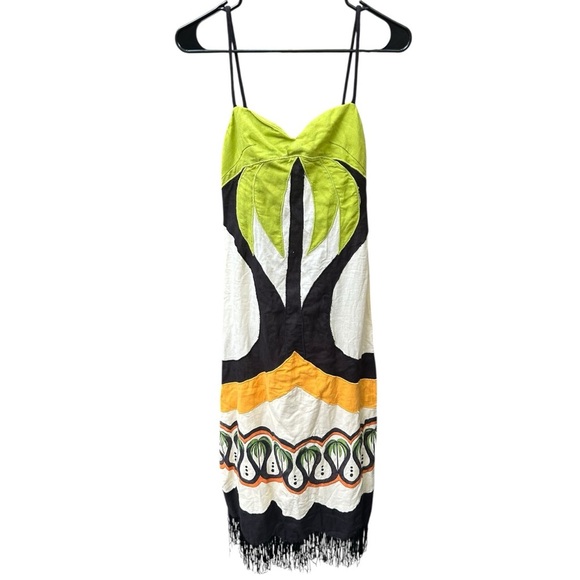 FARM Rio Off-White Coconut Tree Flow Dress - Picture 6 of 10